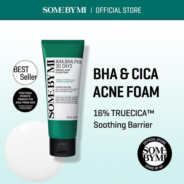 AHA BHA PHA 30 Days Miracle Acne Clear Foam