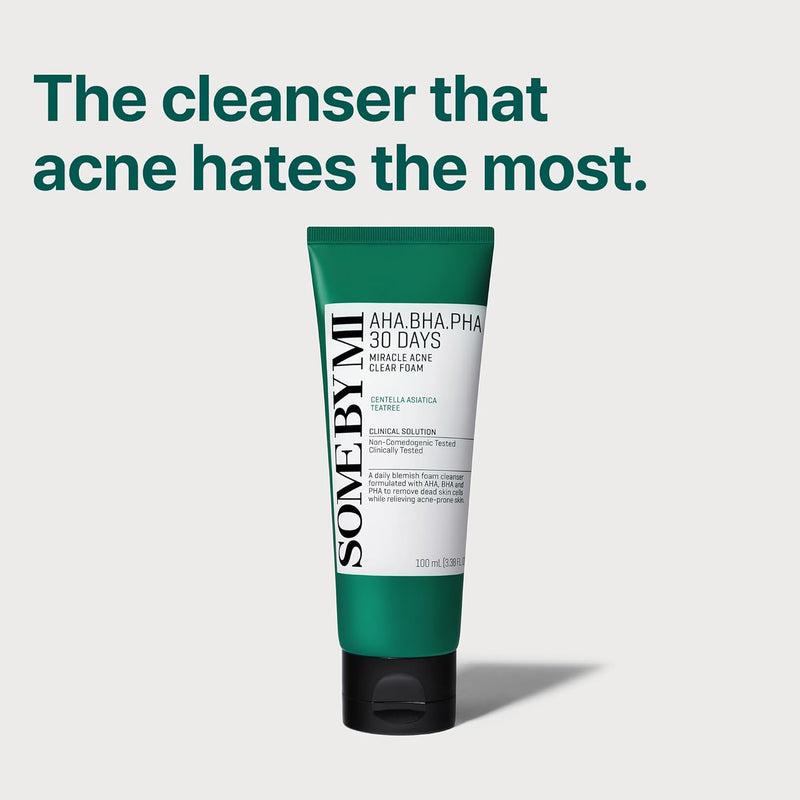 AHA BHA PHA 30 Days Miracle Acne Clear Foam