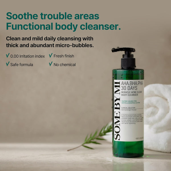 AHA BHA PHA 30 Days Miracle Acne Clear Body Cleanser